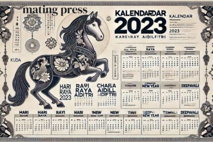 Kalendar kuda 2023