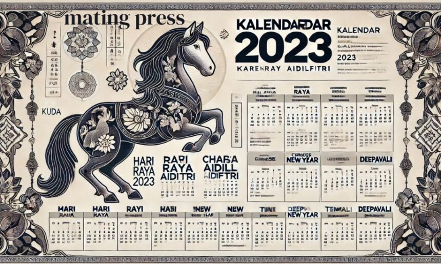 Kalendar kuda 2023